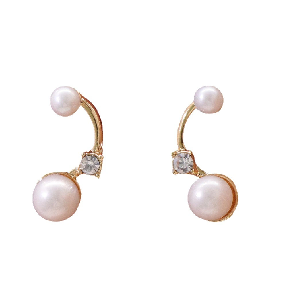 Jewelry Set Copper Plated Real Gold Freshwater Pearl Ring