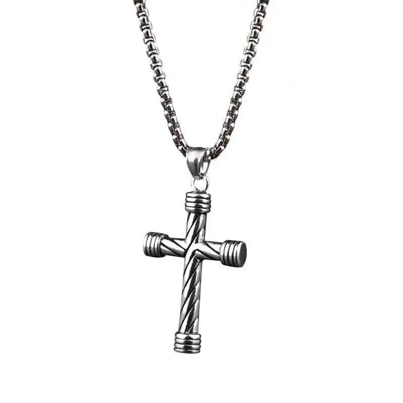 Cross Pendant Net Red Long Sweater Chain Women