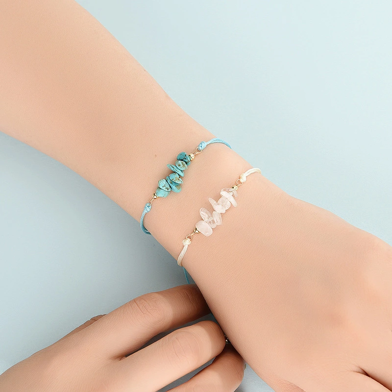 Hand-woven Crystal Stone Bracelet Japan And South Korea Small And Simple