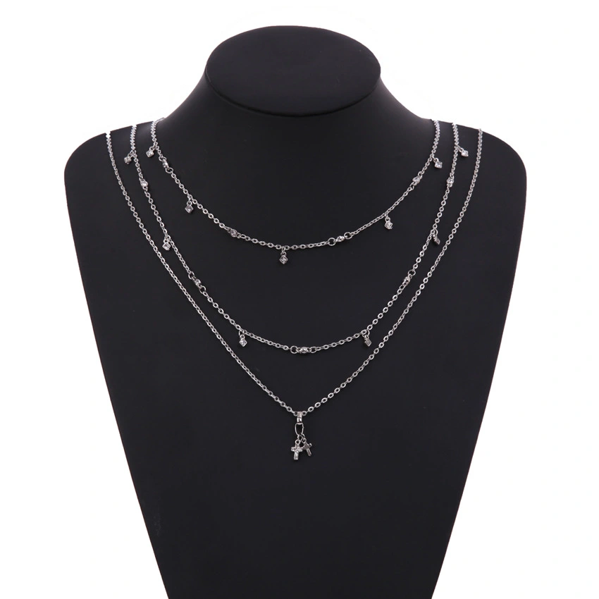 Exaggerated Personality Fashion Multi-layered Necklace
