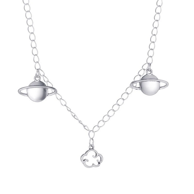 Personality Planet Cloud Pendant Female Clavicle Chain