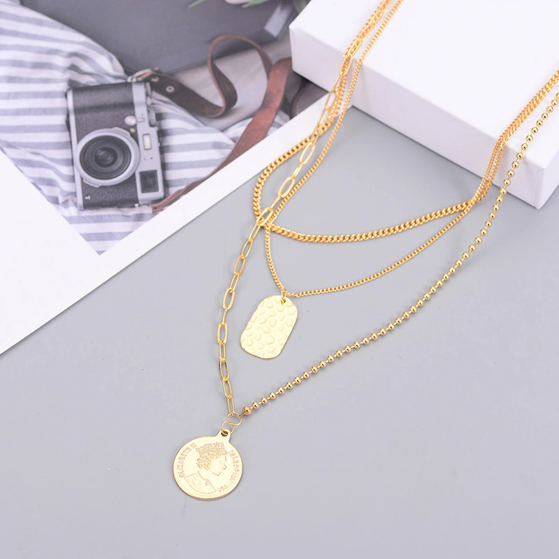 Trend Simple Retro Simple Geometric Clavicle Chain