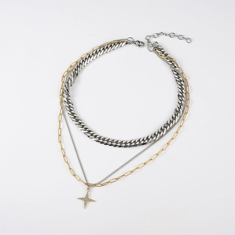 Fashion Metal Irregular Popular Clavicle Chain