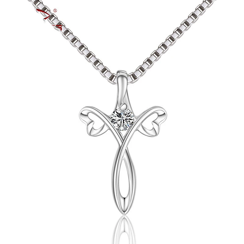 Silver Jewelry Factory Wholesale Europe And America 925 Sterling Silver Cross Pendant