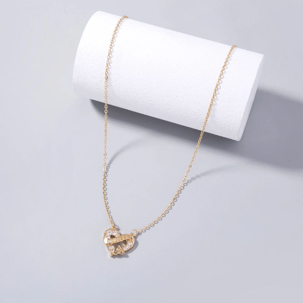 European And American Cross-border Clavicle Chain Simple Endless Endless Love