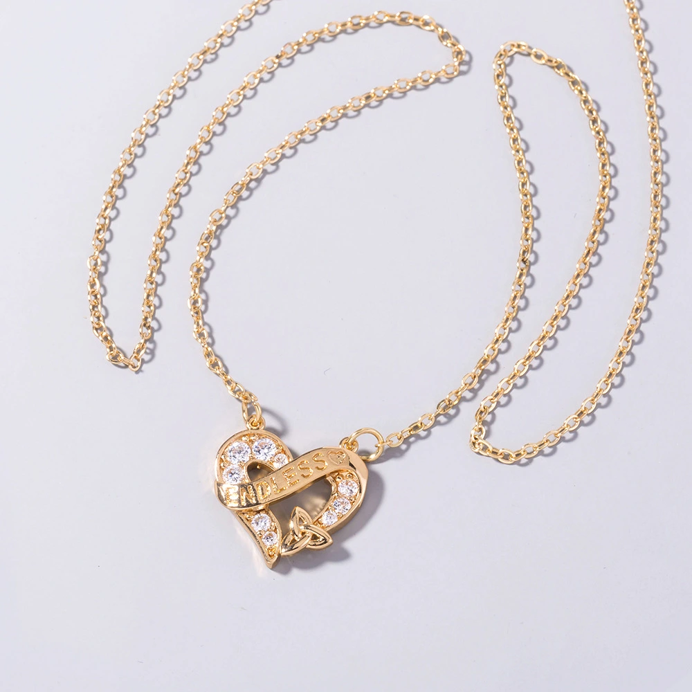 European And American Cross-border Clavicle Chain Simple Endless Endless Love