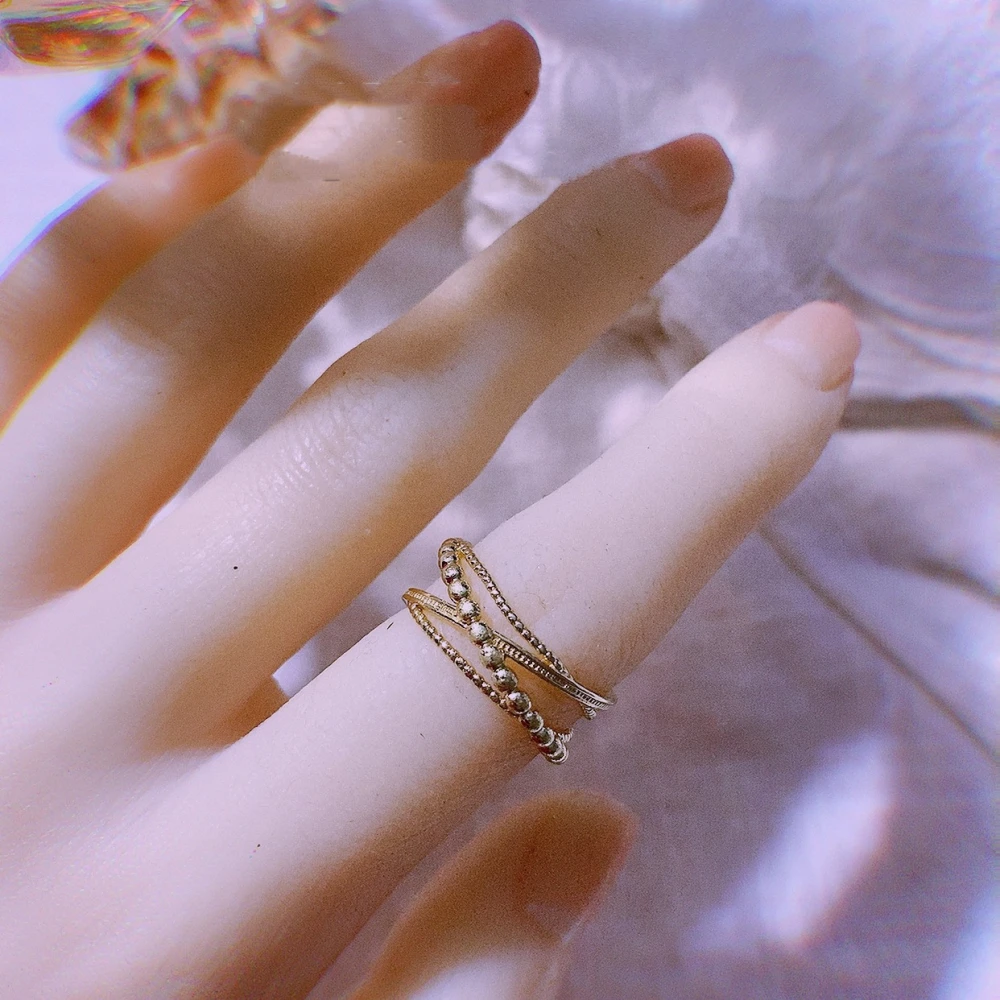 Cross Multi-layer Chain Ring