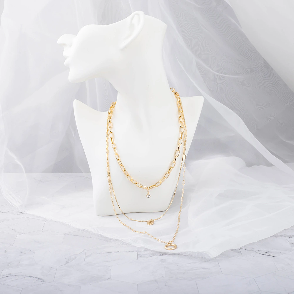 Pearl Letter Sweater Chain Clavicle Chain Female Simple Jewelry