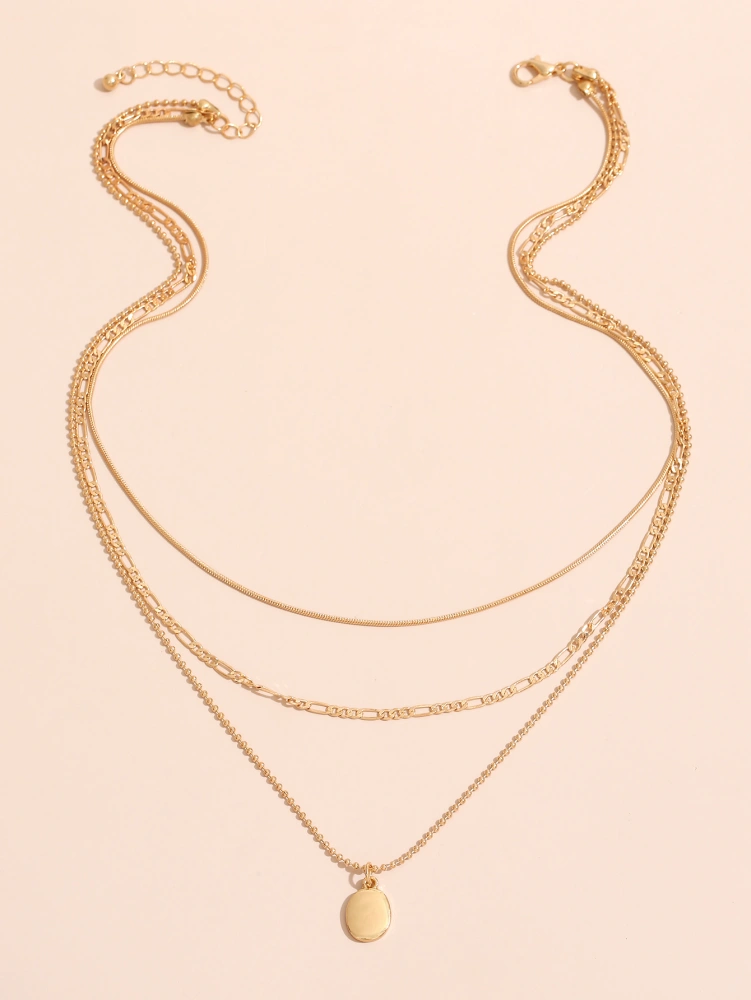 Fashionable Simple Metal Irregular Necklace