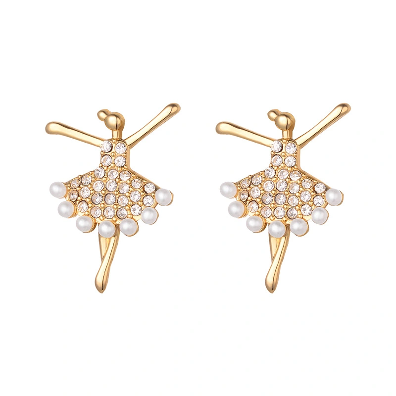 Fashionable Simple Metal Light Luxury Earrings