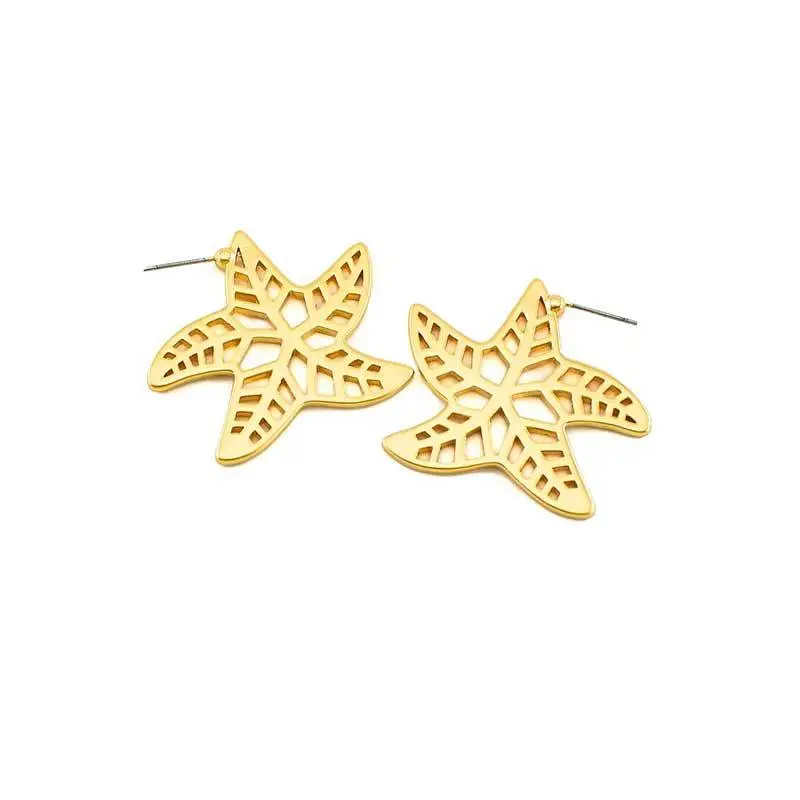 Ladies Street Fashion Gold-plated Earrings Women