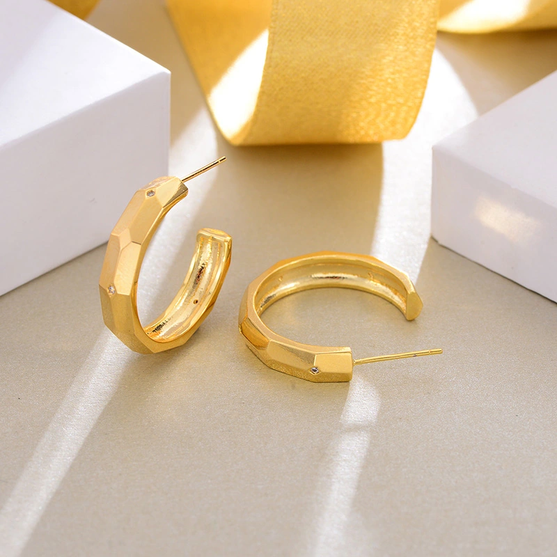 Trendy Simple Retro Simple Geometric Earrings