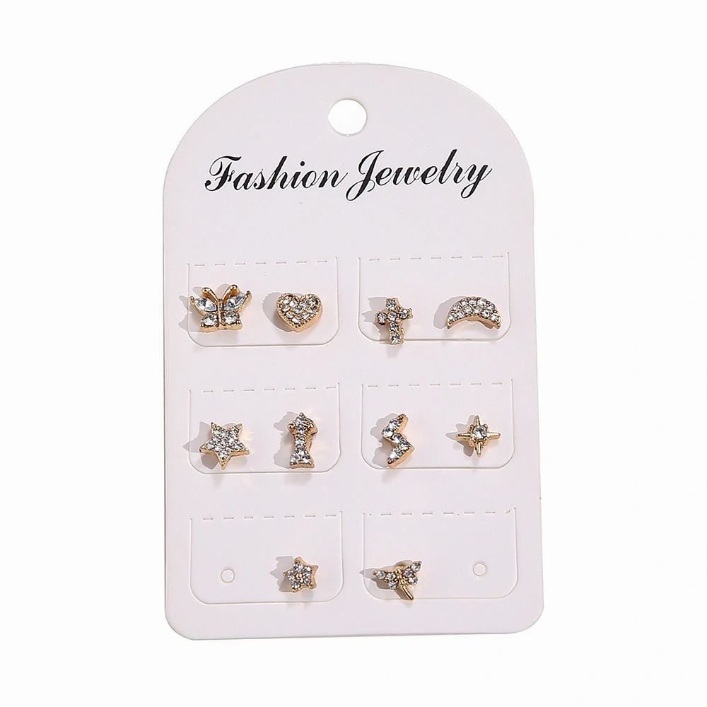 European And American Cross-border New Fashion Micro-inlaid Zircon