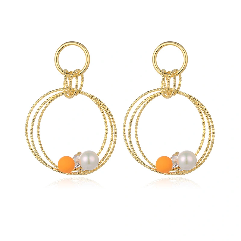 Trendy Simple Retro Simple Geometric Earrings