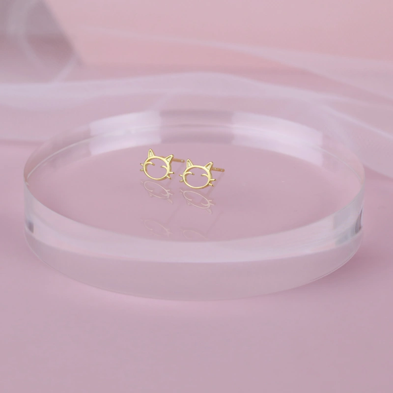 Simple Forest Sweet Cat Girl Earrings