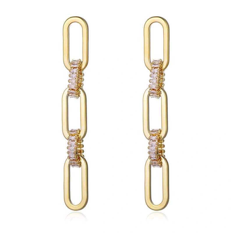 Fashion Trend Earrings Simple Personality Metal Texture Earrings