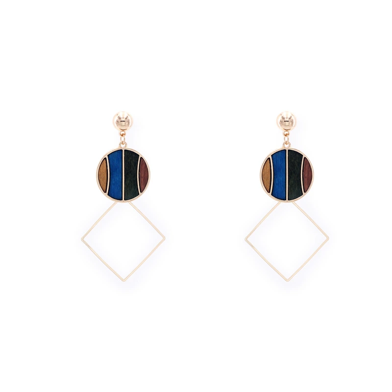 European And American Simple Style Ladies Earrings Geometry