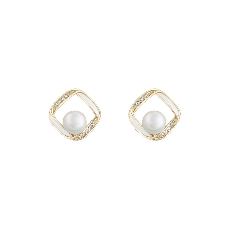 Mango Jewelry Pearl High-end Earrings Women