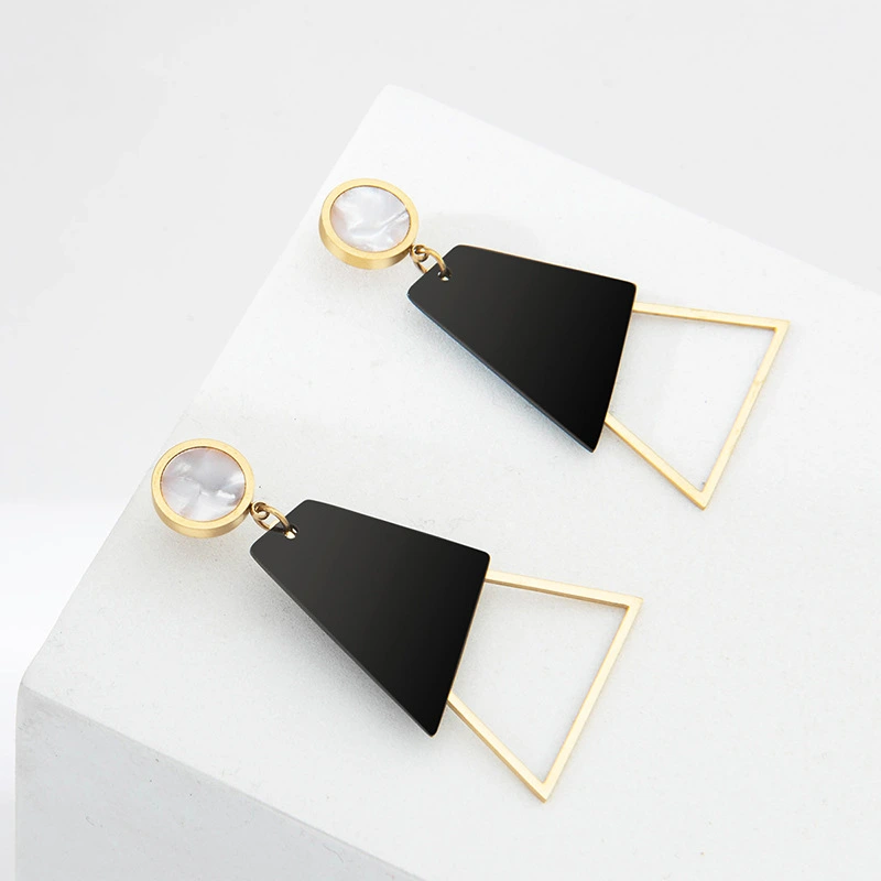 Geometric Trend  Fashion Acrylic Earrings