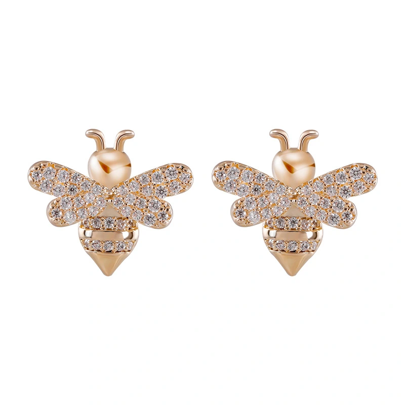 Bee Earrings Simple Girls Compact Temperament