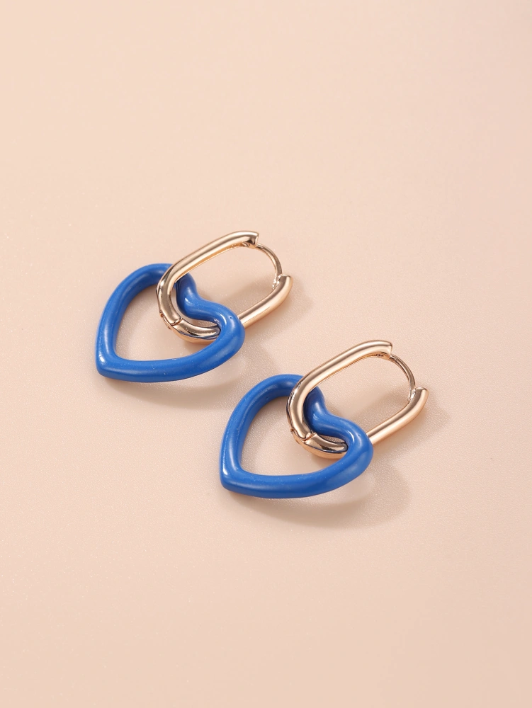 Fashionable Simple Metal Temperament Earrings