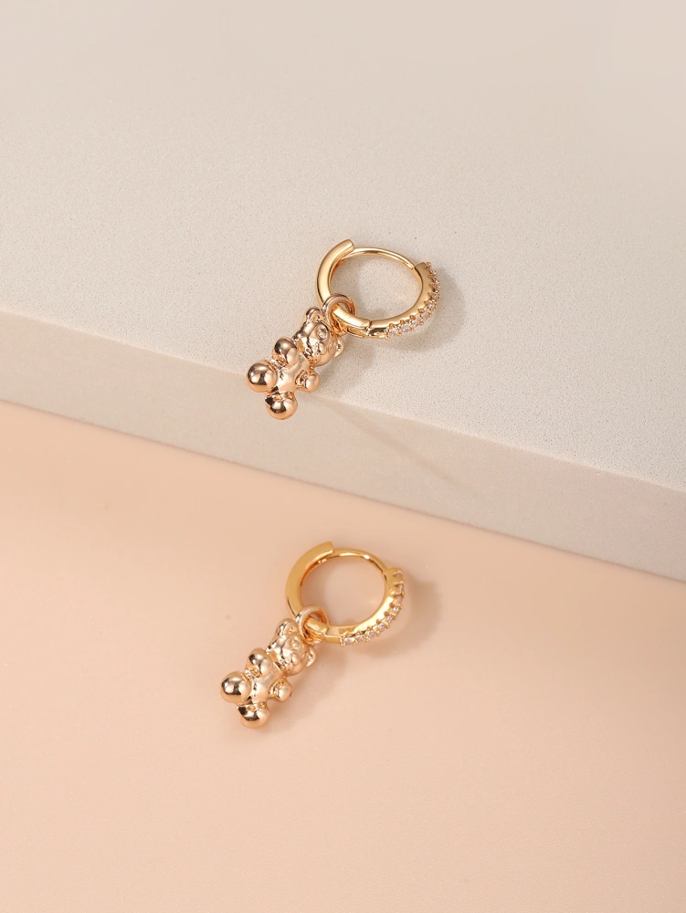 Fashionable Simple Metal Temperament Earrings