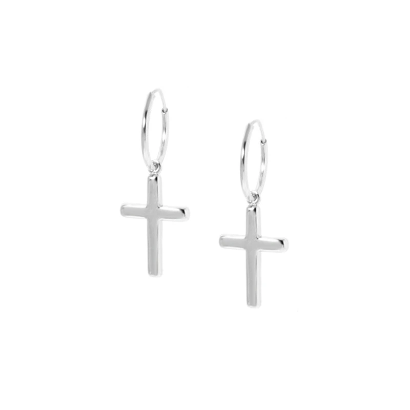 Cross Earrings Korean Earrings Are Simple And Versatile