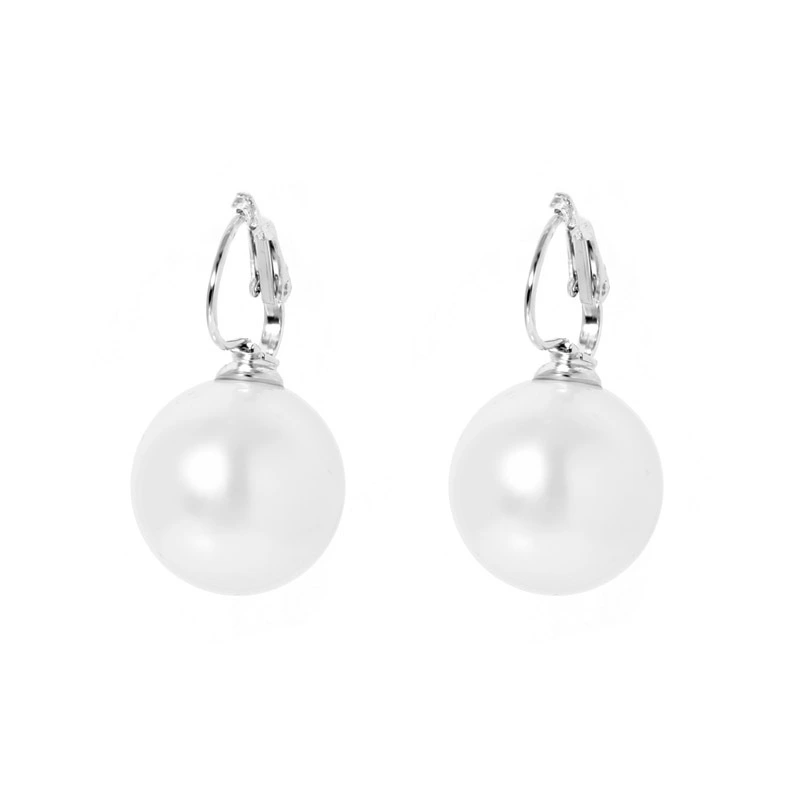 Qian Ruizhen Large Pearl Earrings Korean Temperament Earrings Atmosphere