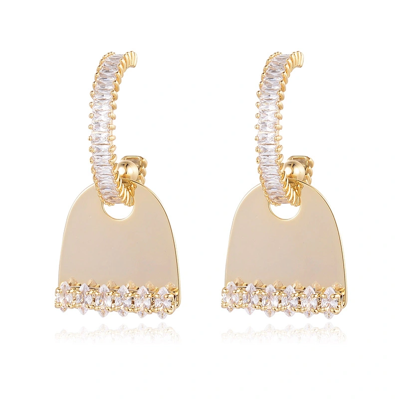 Fashion Metal Irregular Pop Earrings