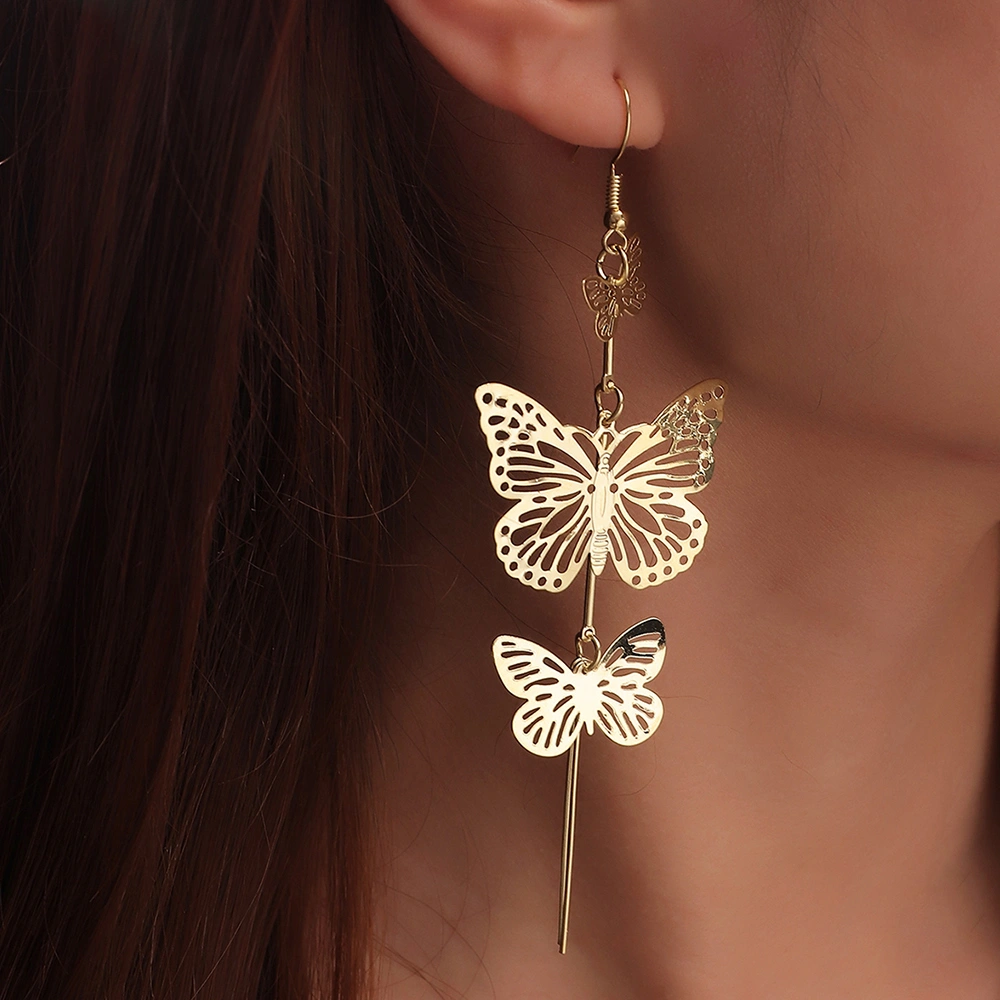 Fashion Metal Irregular Pop Earrings