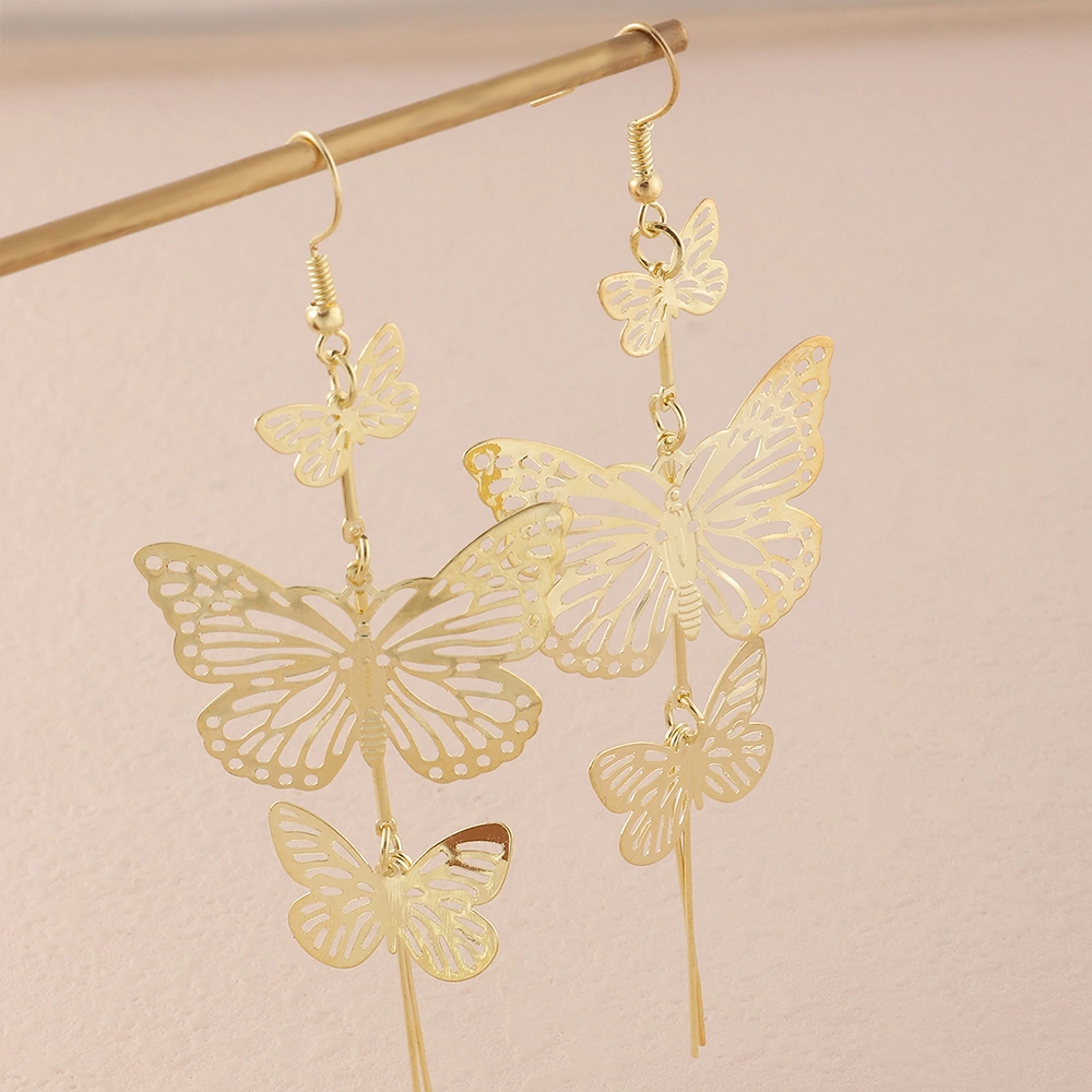 Fashion Metal Irregular Pop Earrings