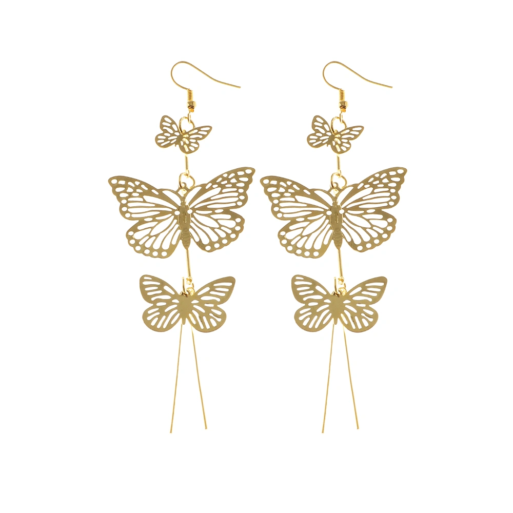 Fashion Metal Irregular Pop Earrings