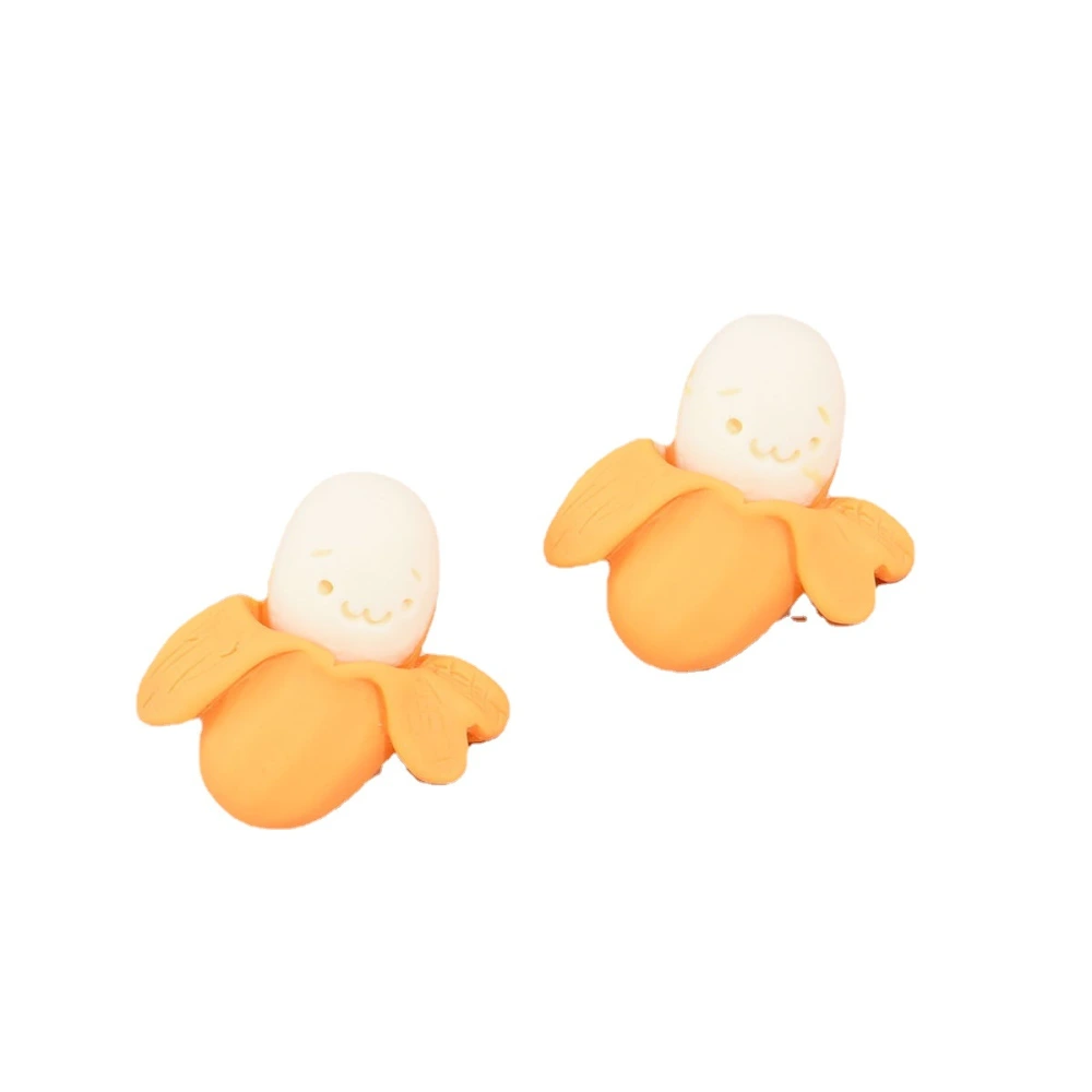 Earrings Cute Banana Smiley Face Earrings Female Simple