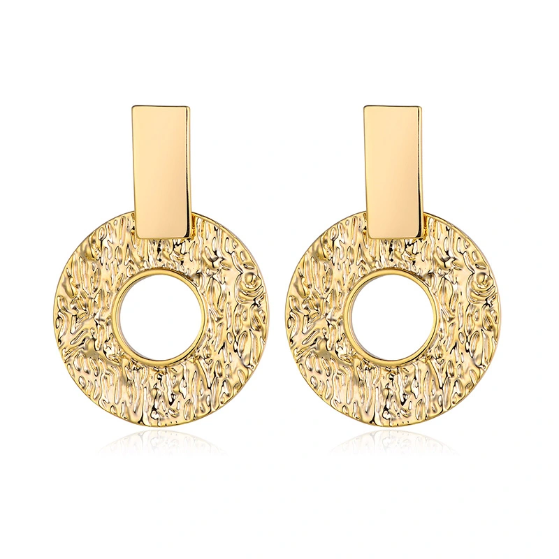 Asymmetric Fashion Simple Metal Earrings