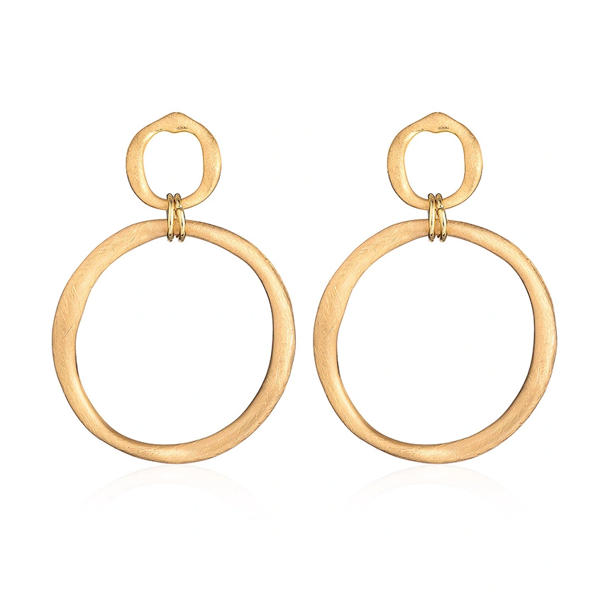 Asymmetric Fashion Simple Metal Earrings