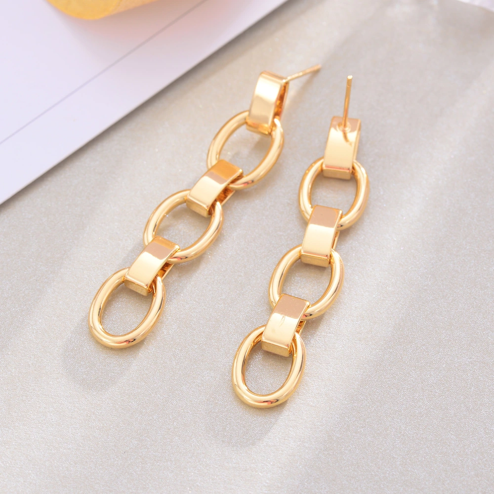 Asymmetric Fashion Simple Metal Earrings