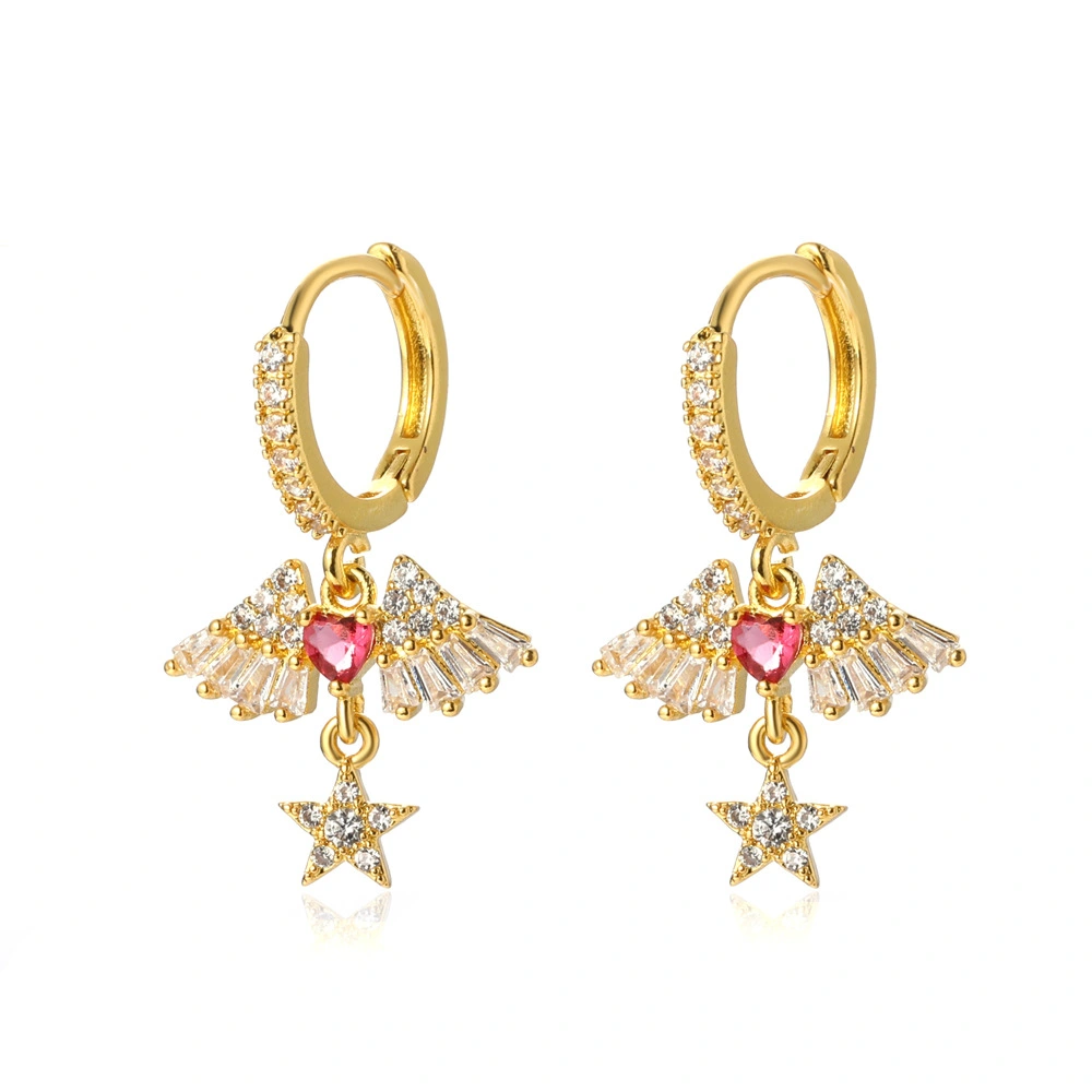 Angel Wings Earrings Small And Exquisite Personality Earrings Women