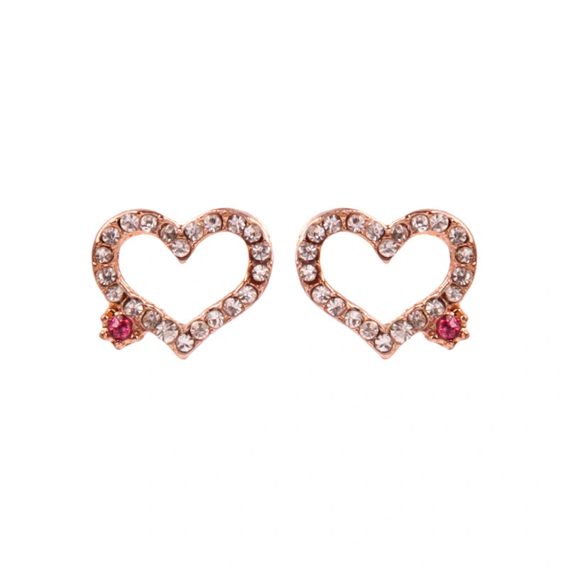 And Sweet, Simple And Stylish, Hollow Love Stud Earrings