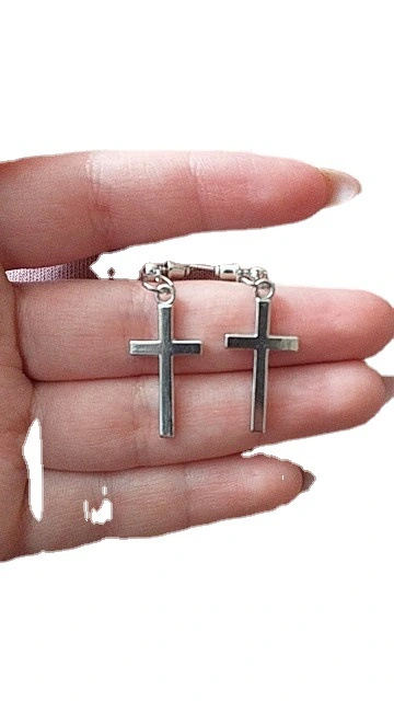 Fashion Simple Retro Punk Cross Pendant