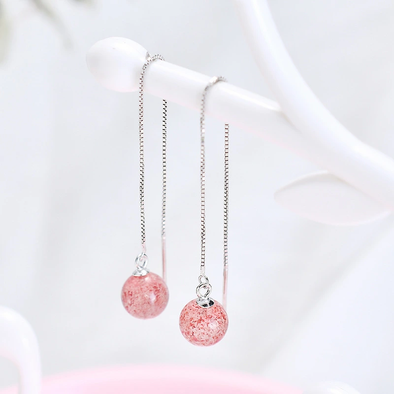 Recruiting Peach Blossom Earrings Transfer Earrings Women