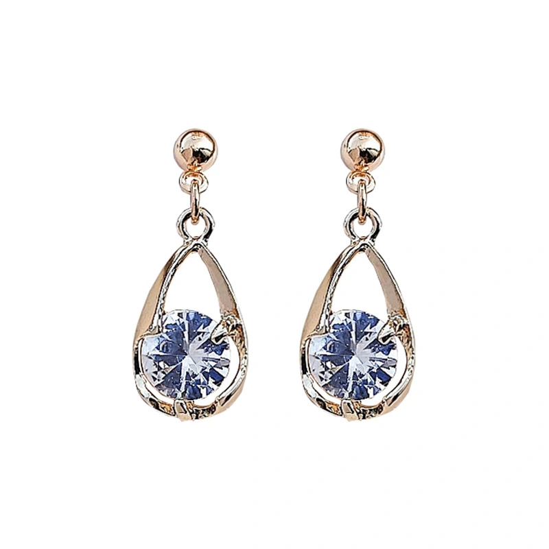 Fashion Temperament Trend Super Fairy Lady Water Drop Earrings