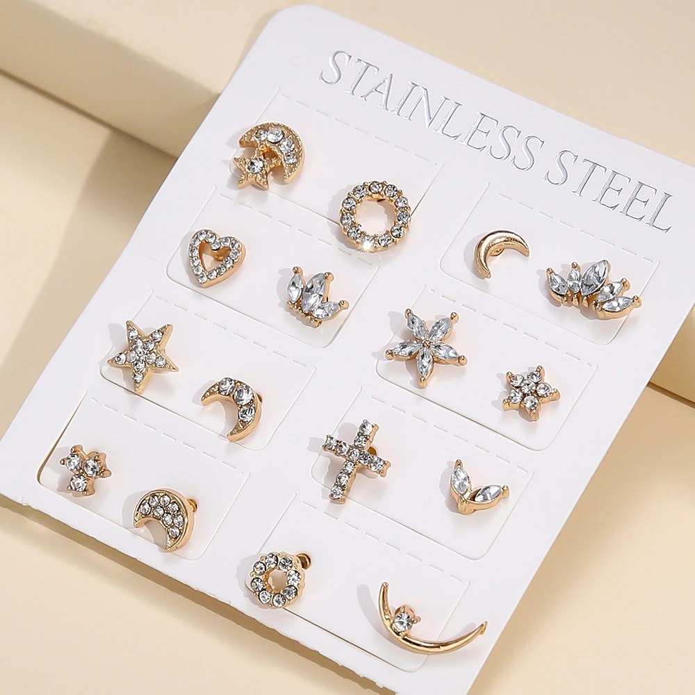 Asymmetrical Personality Stud Earrings