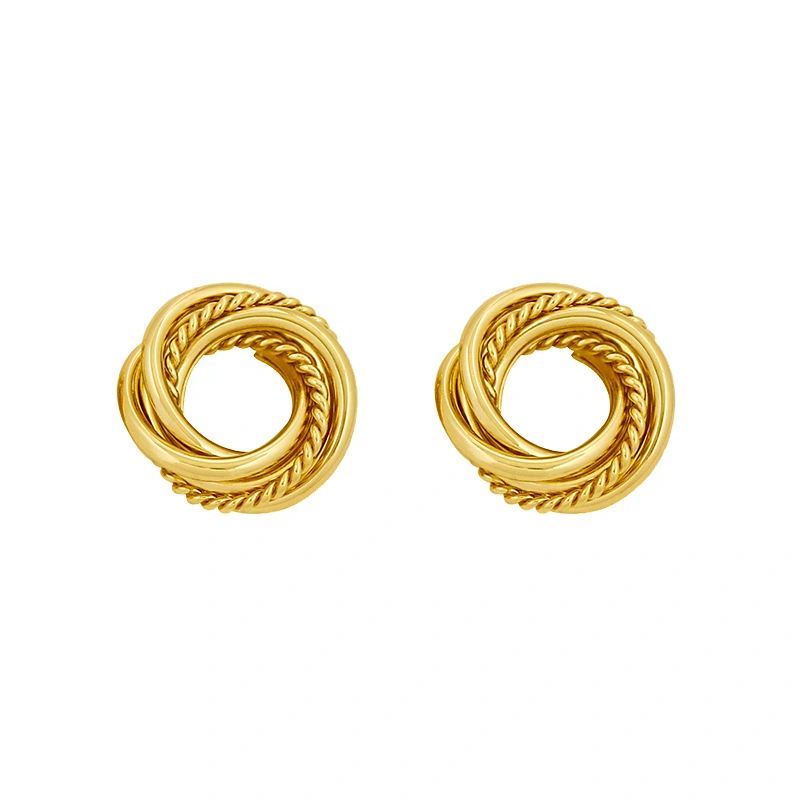 Fashion Temperament Autumn Ins Circle New Earrings Women