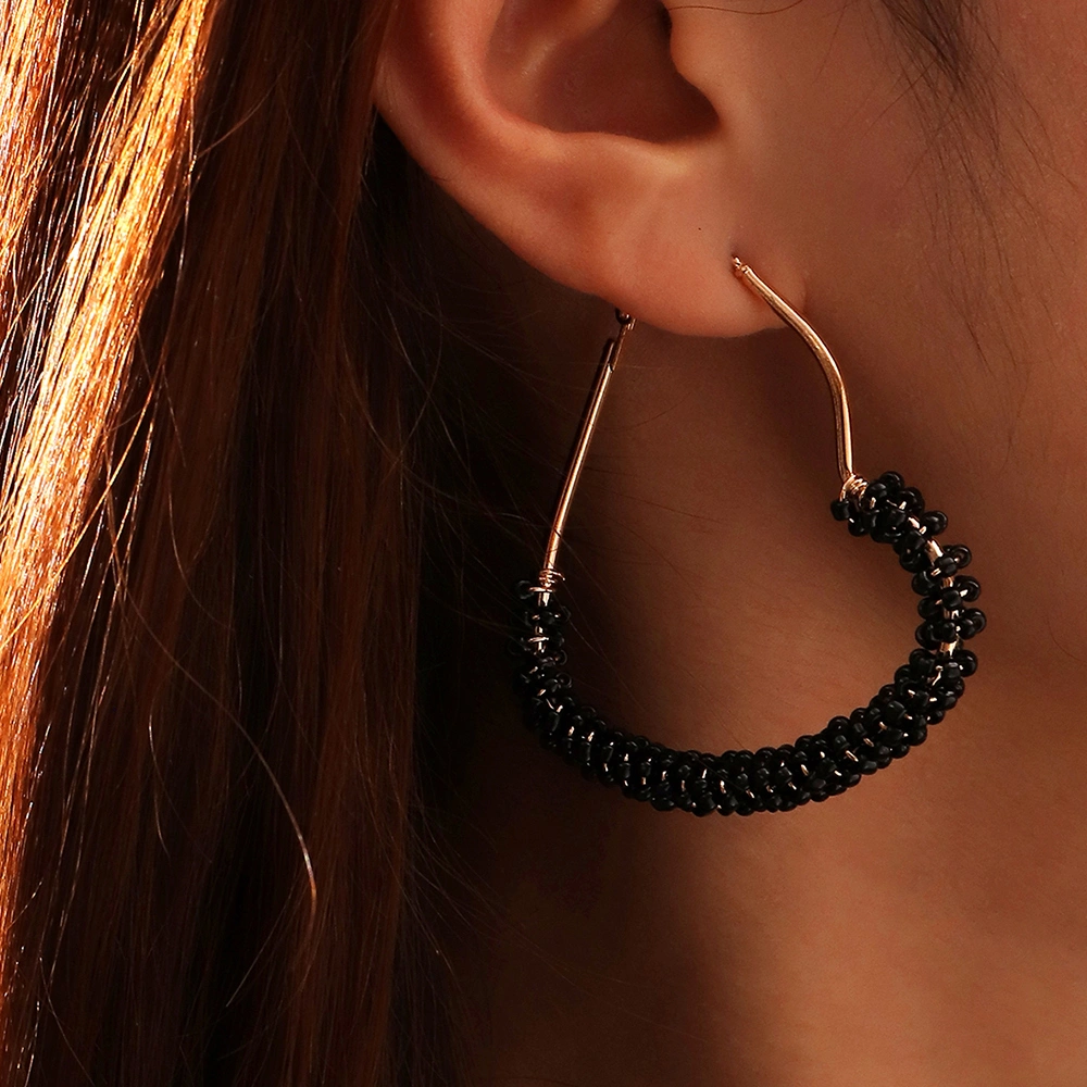 European And American Fashion Simple Irregular Earrings