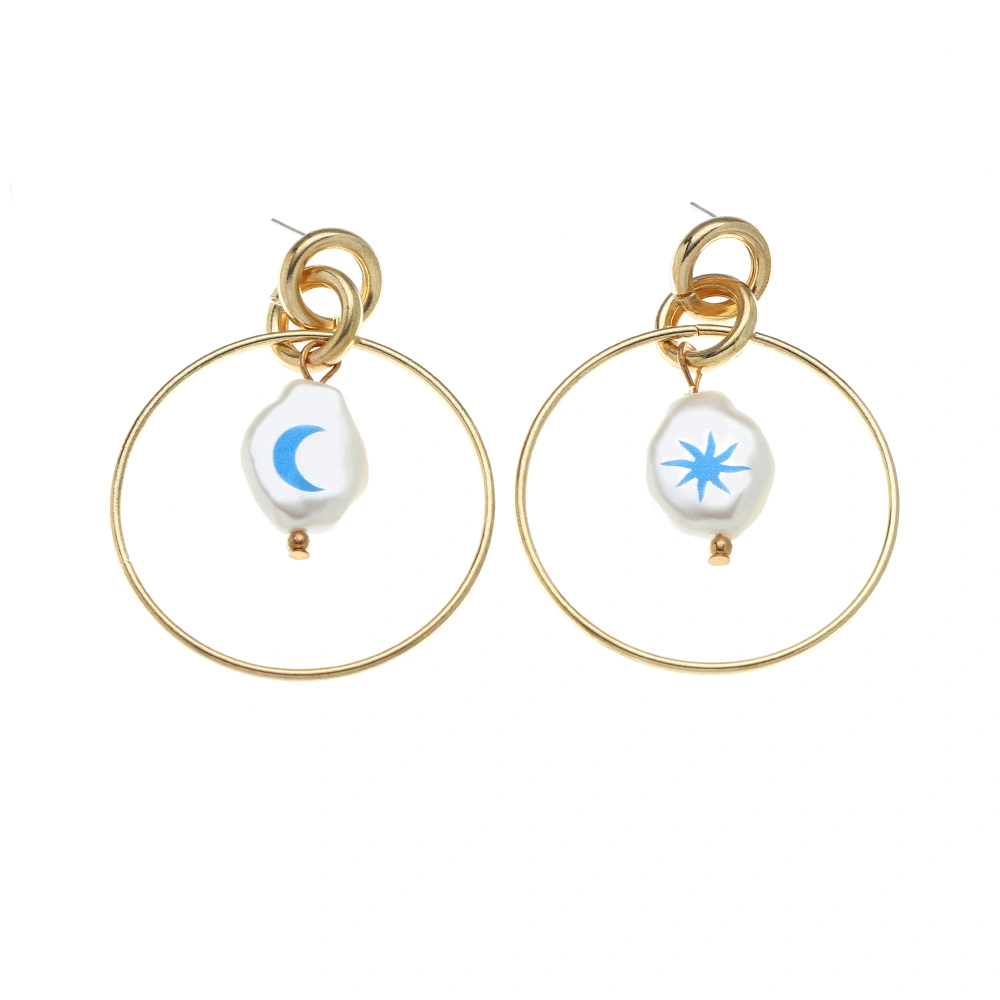 European And American Fashion Simple Irregular Earrings