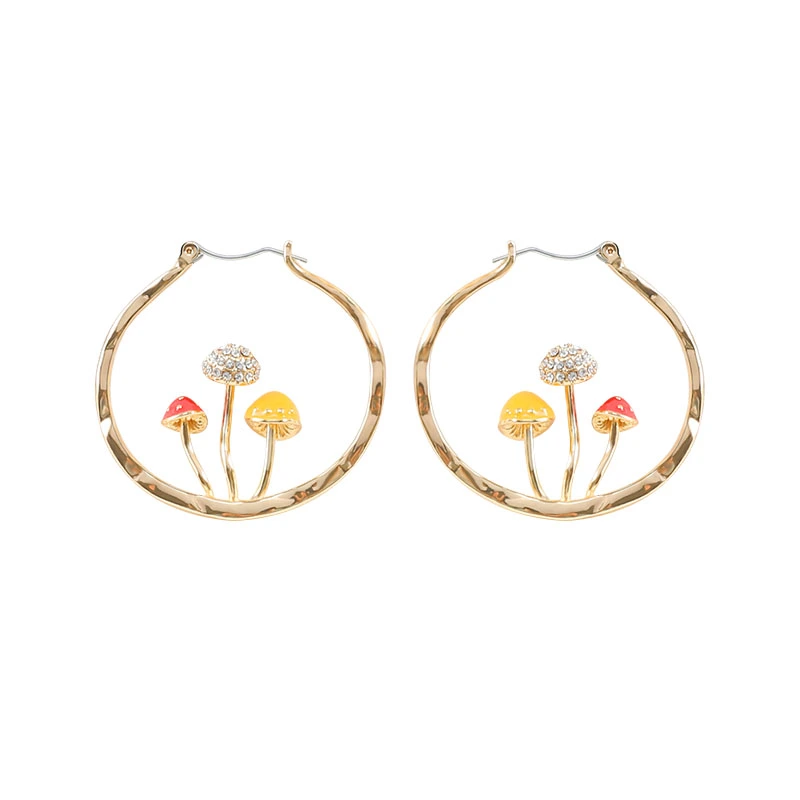 European And American Fashion Simple Irregular Earrings