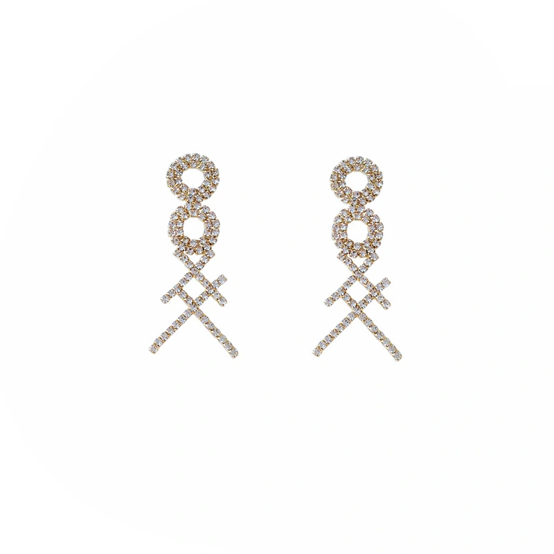 Personality And Temperament Goddess Fan Earrings Trendy