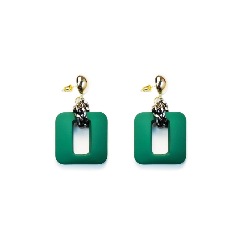 Korean Resin Earrings Acrylic Exaggerated Trendy