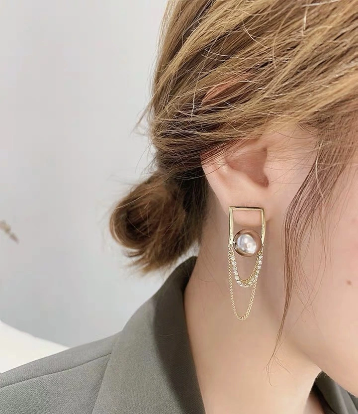 South Korea's New 925 Silver Needle Temperament Earrings Retro Earrings