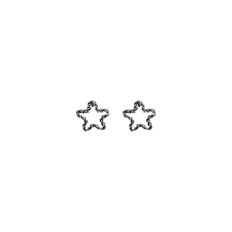 Korean Ins Personality Wild Geometric Love Ear Studs